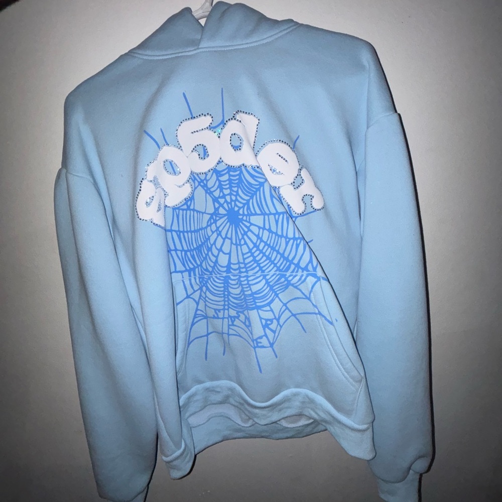 Blue Graphic Men's Cardigan